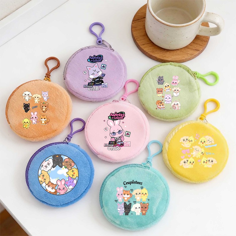 Women'S Key Accessories - Kpop ATEEZ Idol Coin Purses Keychain
