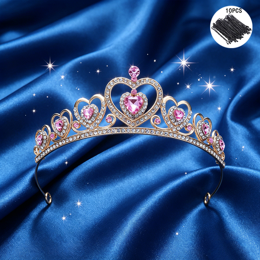 Women Knight Accessories - Sweetheart Girl Love Diamond Lady Crown