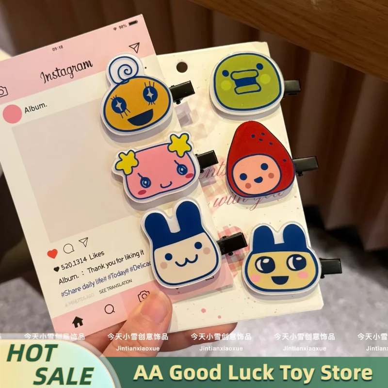 Women'S Accessories List - Kawaii Tamagotchi Hairpin Cartoon Duckbill Clip