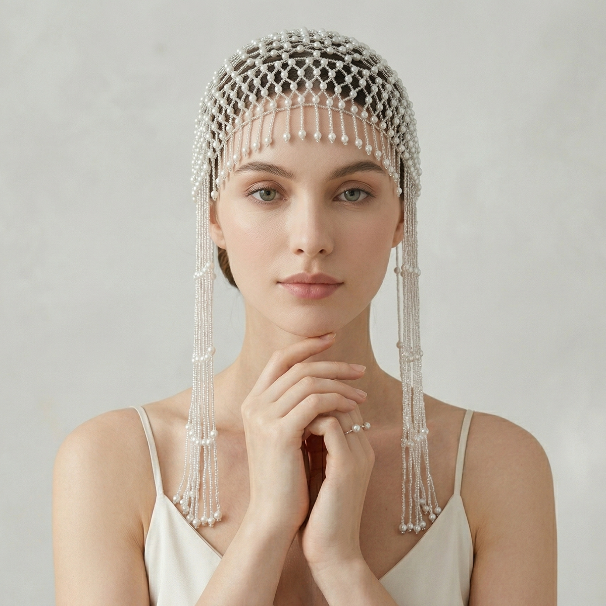 Luxury Pearls Beaded Headwrap  - Women Knight Accessories recensione e prezzo