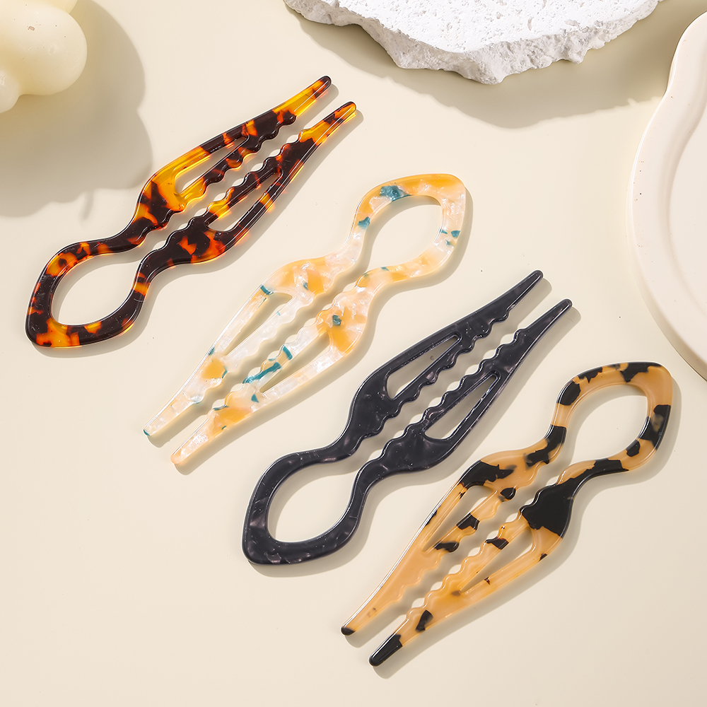 U-Shaped Hair Sticks Tortoises - Women Knight Accessories recensione e prezzo