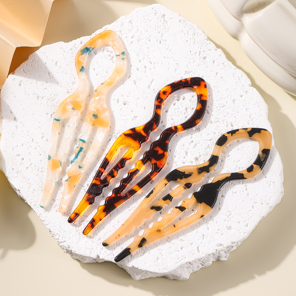 U-Shaped Hair Sticks Tortoises - Women Knight Accessories recensione e prezzo