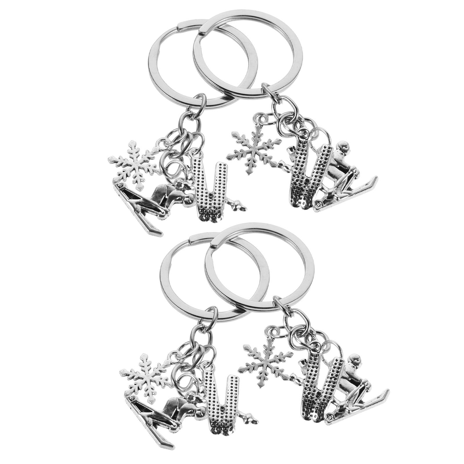 4Pcs Ski Keychain Bulk Winter  - Women'S Accessories Handbags recensione e prezzo