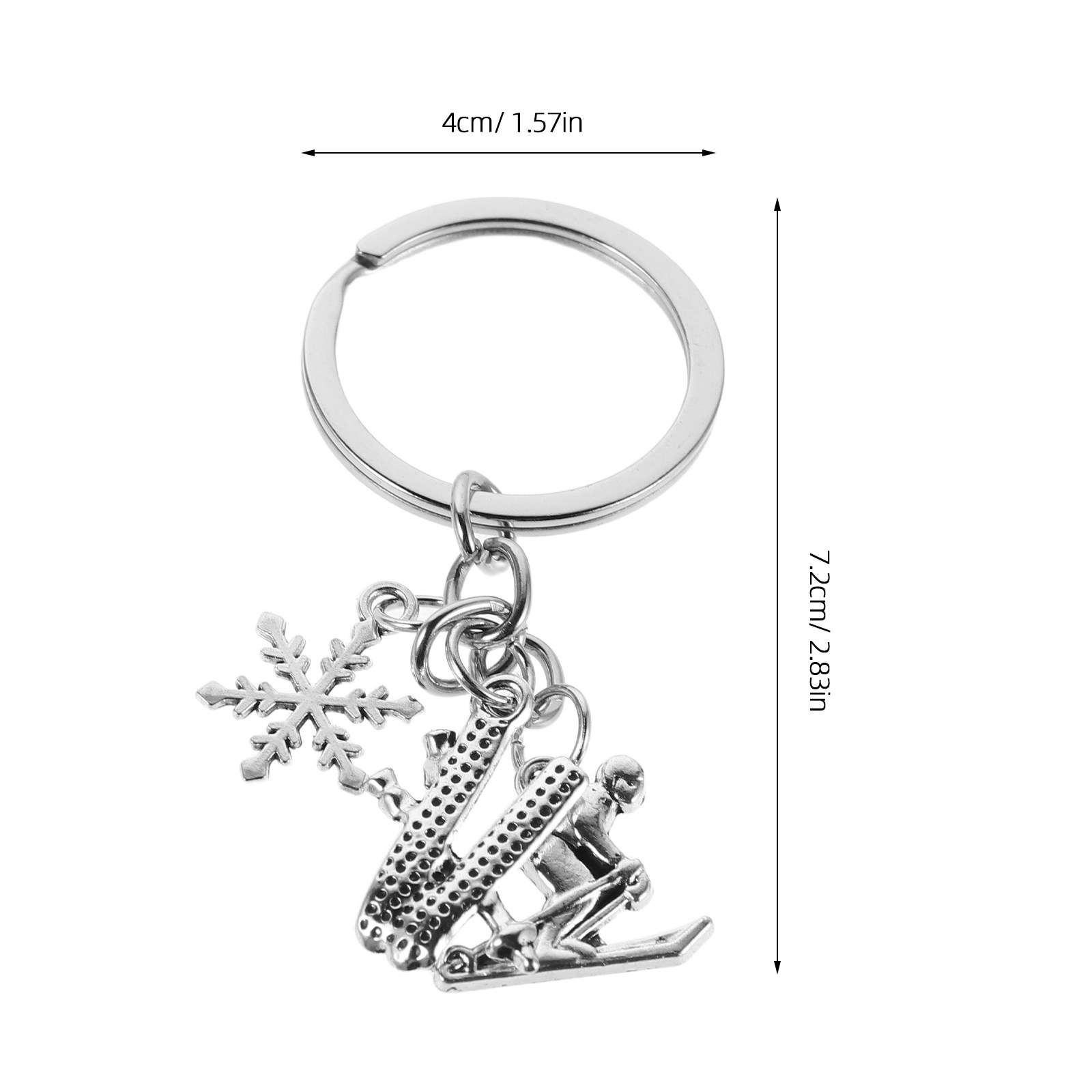 4Pcs Ski Keychain Bulk Winter  - Women'S Accessories Handbags recensione e prezzo