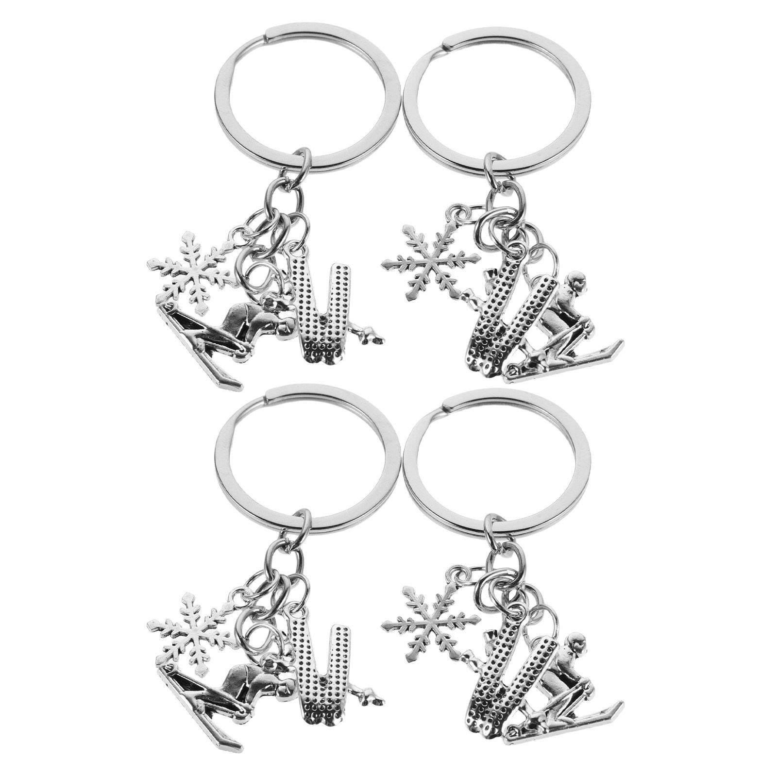 4Pcs Ski Keychain Bulk Winter  - Women'S Accessories Handbags recensione e prezzo