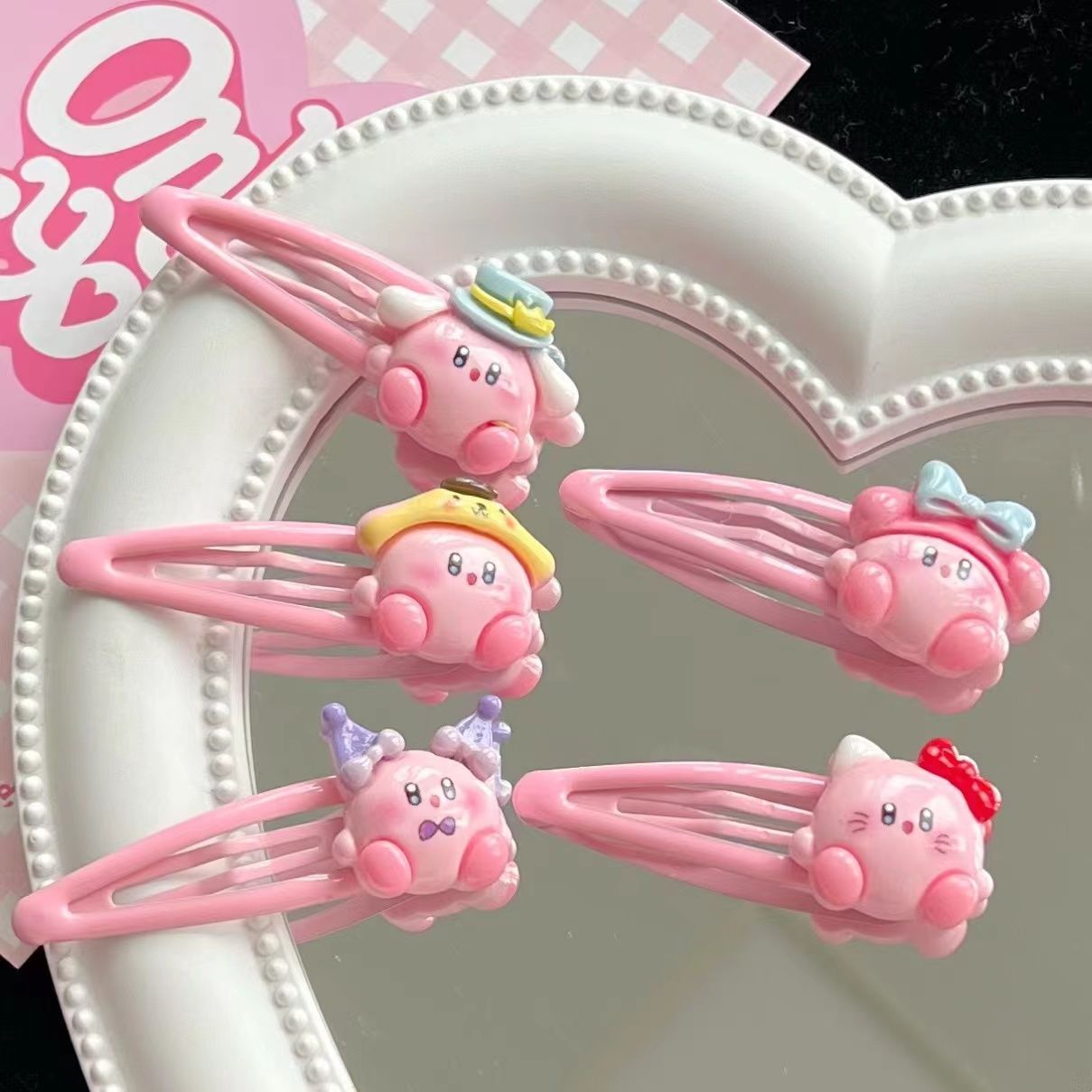 1~10pcs Cute Kirby BB Hair Cli - Women'S Accessories List recensione e prezzo