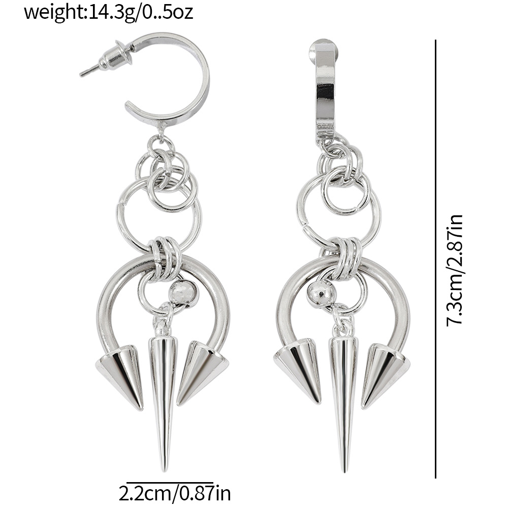 1pair Y2K Stainless Steel Rive - Women'S Accessories Rings recensione e prezzo