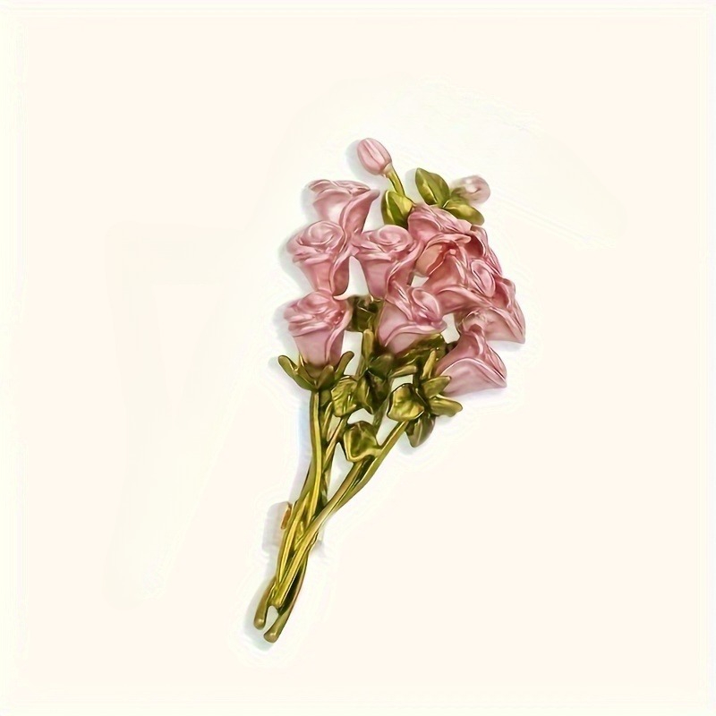 Elegant Pink Rose Bouquet Broo - Women Accessories Bouquet recensione e prezzo