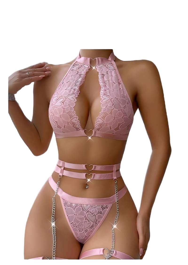 Sexy Lingerie Set Push Up Lace - Accessories Woman recensione e prezzo