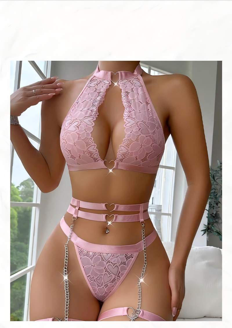 Sexy Lingerie Set Push Up Lace - Accessories Woman recensione e prezzo