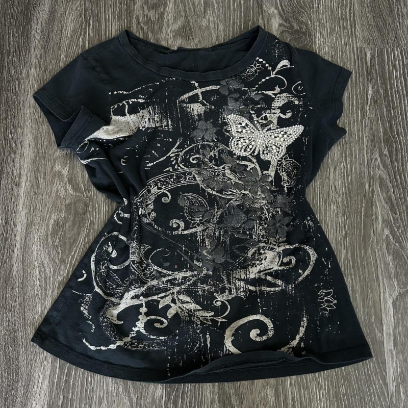 Y2k Gothic Grunge T Shirts Wom - Women'S Emo Accessories recensione e prezzo