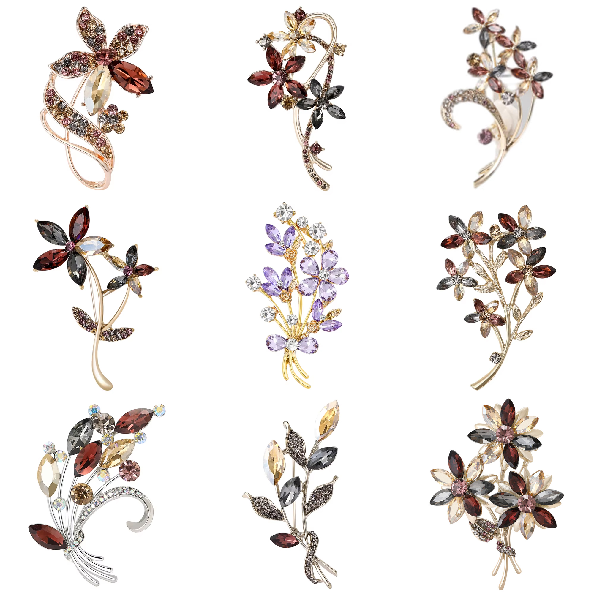 Luxury Rhinestone Flower Bouqu - Women Accessories Bouquet recensione e prezzo