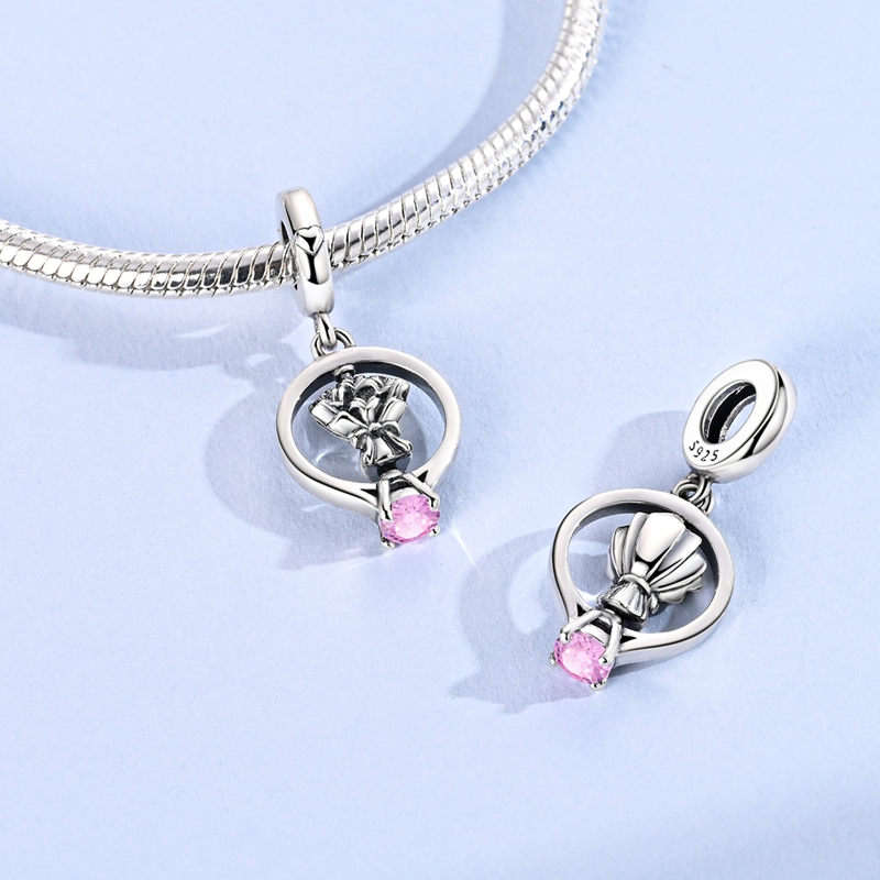 925 Silver Charm Bead Rotatabl - Women Accessories Bouquet recensione e prezzo