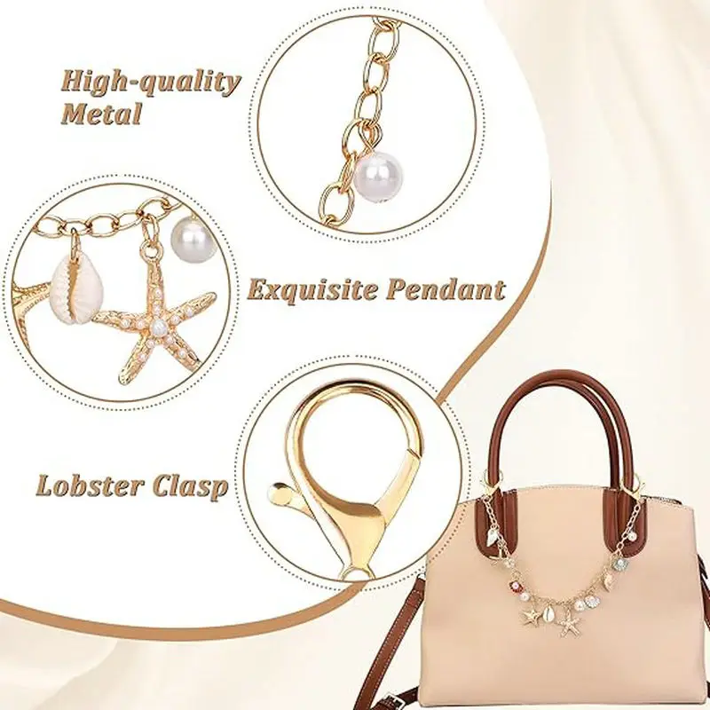 Bag Charms for Handbags Golden - Women'S Accessories Handbags recensione e prezzo