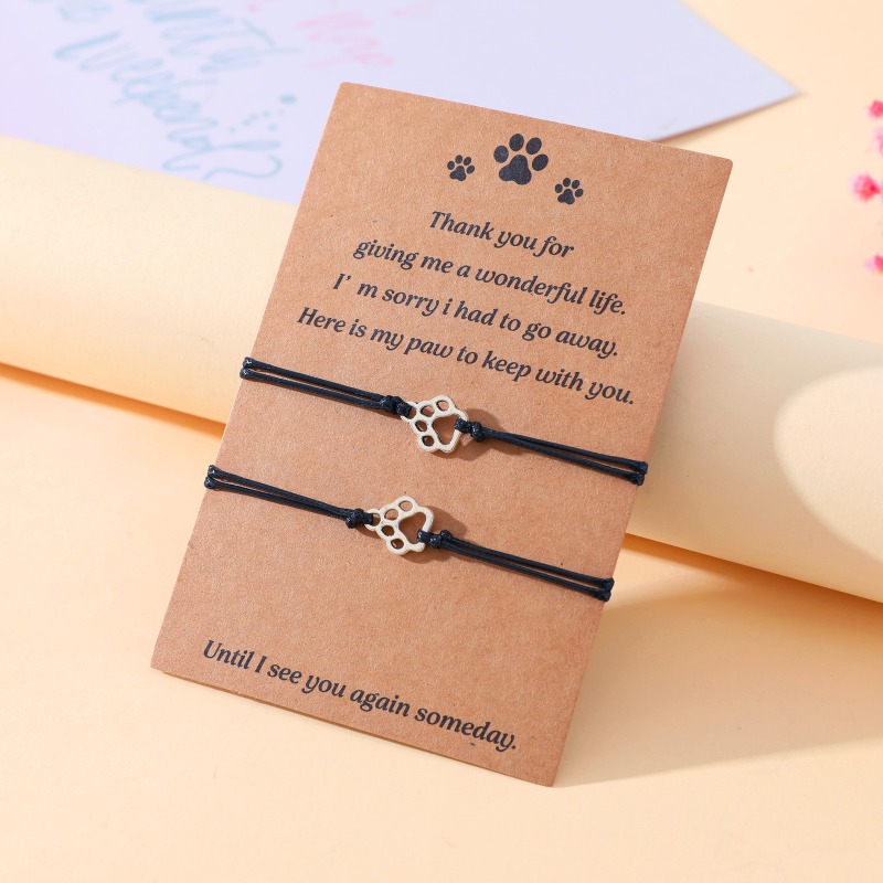 Adjustable Paw Print Couple Br - Women Accessories Meaning recensione e prezzo