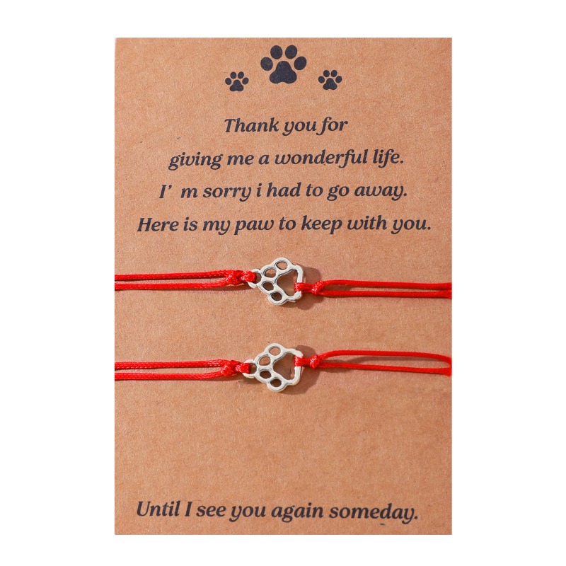 Adjustable Paw Print Couple Br - Women Accessories Meaning recensione e prezzo