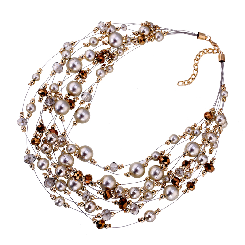 Multi-layers String Beaded Cry - Women Accessories Description recensione e prezzo