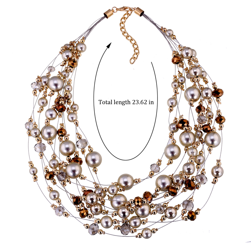 Multi-layers String Beaded Cry - Women Accessories Description recensione e prezzo