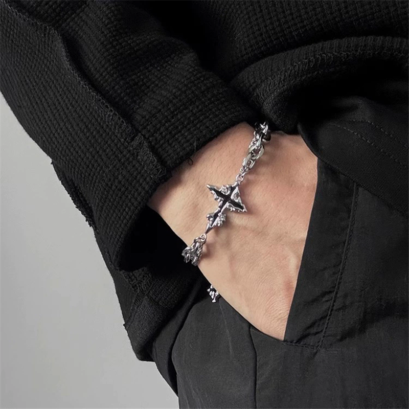 Punk Black Cross Pendant Chain - Women'S Emo Accessories recensione e prezzo