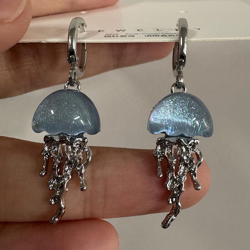 Cute Blue Jellyfish Ocean Pend - Women'S Emo Accessories recensione e prezzo