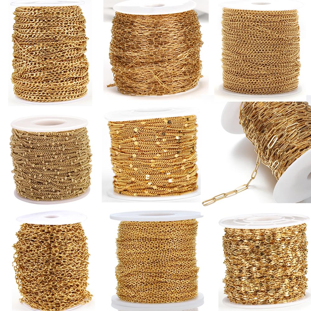 2Meters Stainless Steel Link C - Beaded Anklet Chain recensione e prezzo