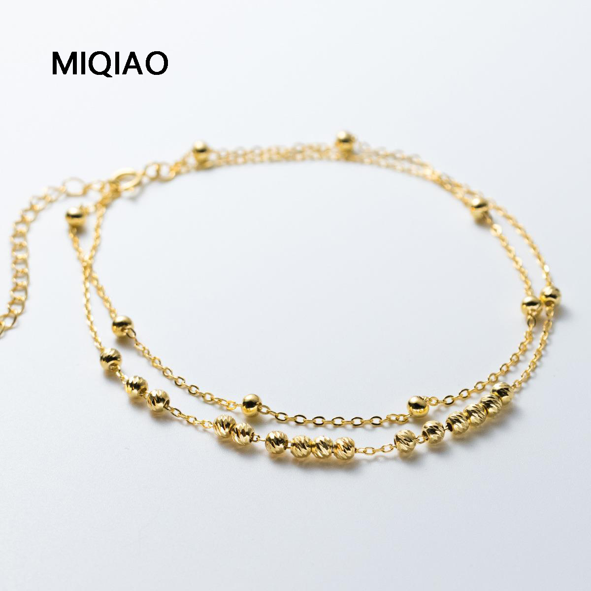 MIQIAO 925 Sterling Silver Ank - Beaded Anklet Chain recensione e prezzo