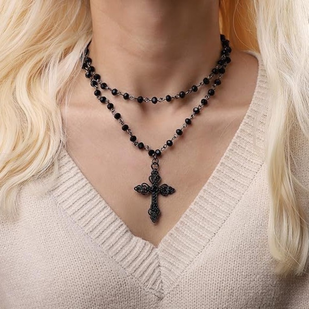 Charm Gothic Black Hollowed-ou - Women'S Vampire Accessories recensione e prezzo