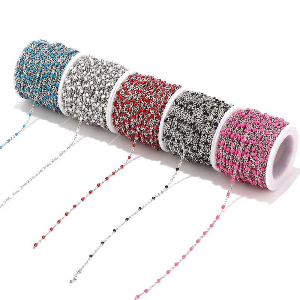 2mm Width 2M Stainless Steel C - Beaded Anklet Chain recensione e prezzo