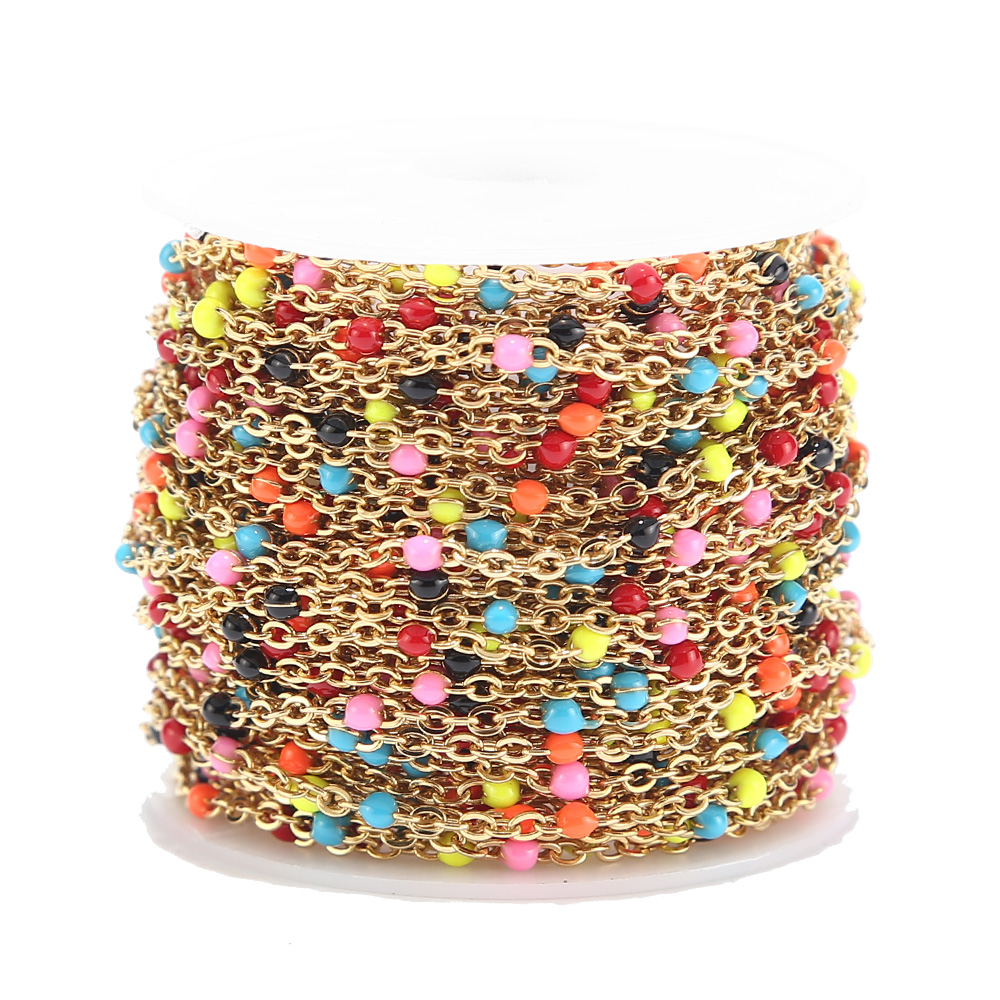 2mm Width 2M Stainless Steel C - Beaded Anklet Chain recensione e prezzo