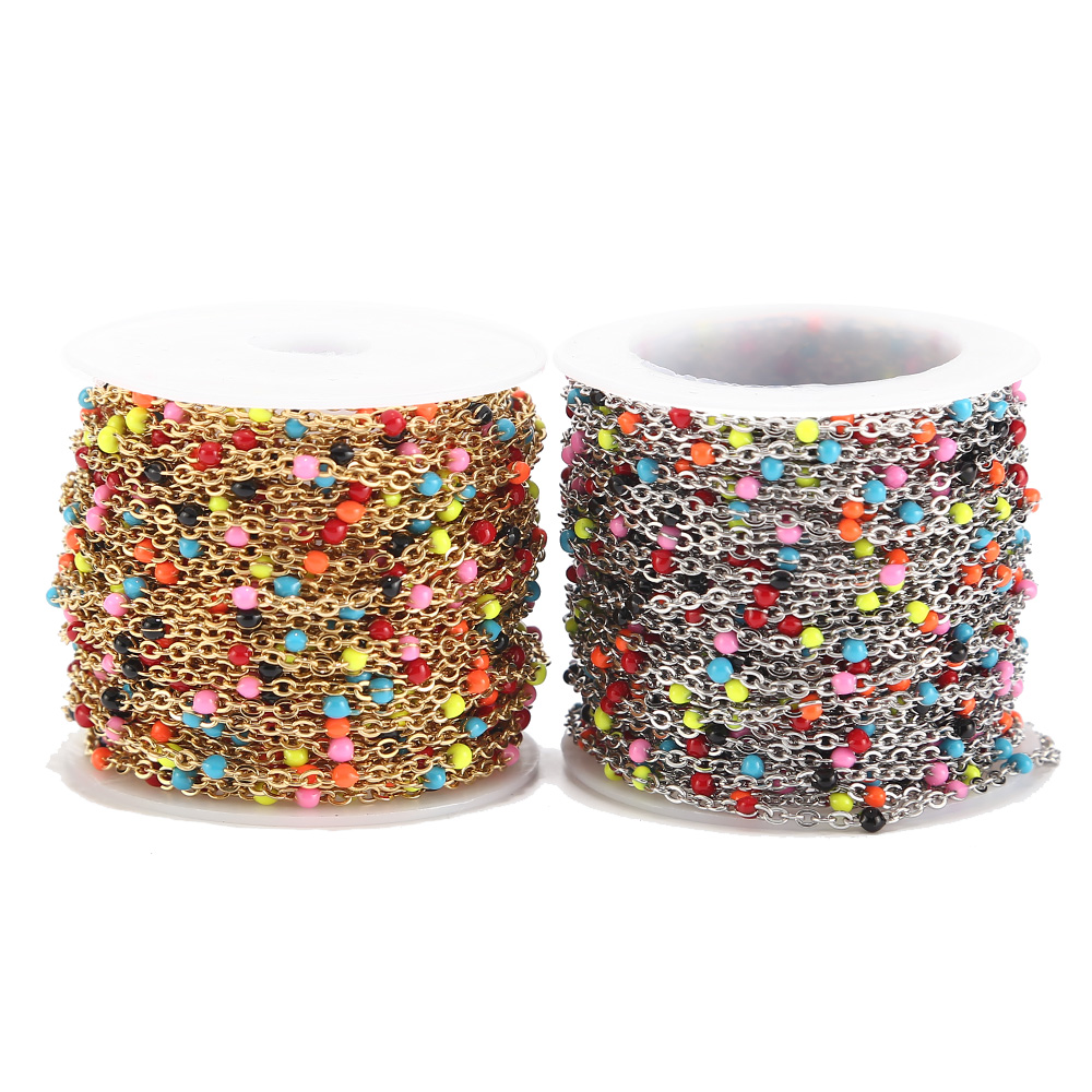 2mm Width 2M Stainless Steel C - Beaded Anklet Chain recensione e prezzo