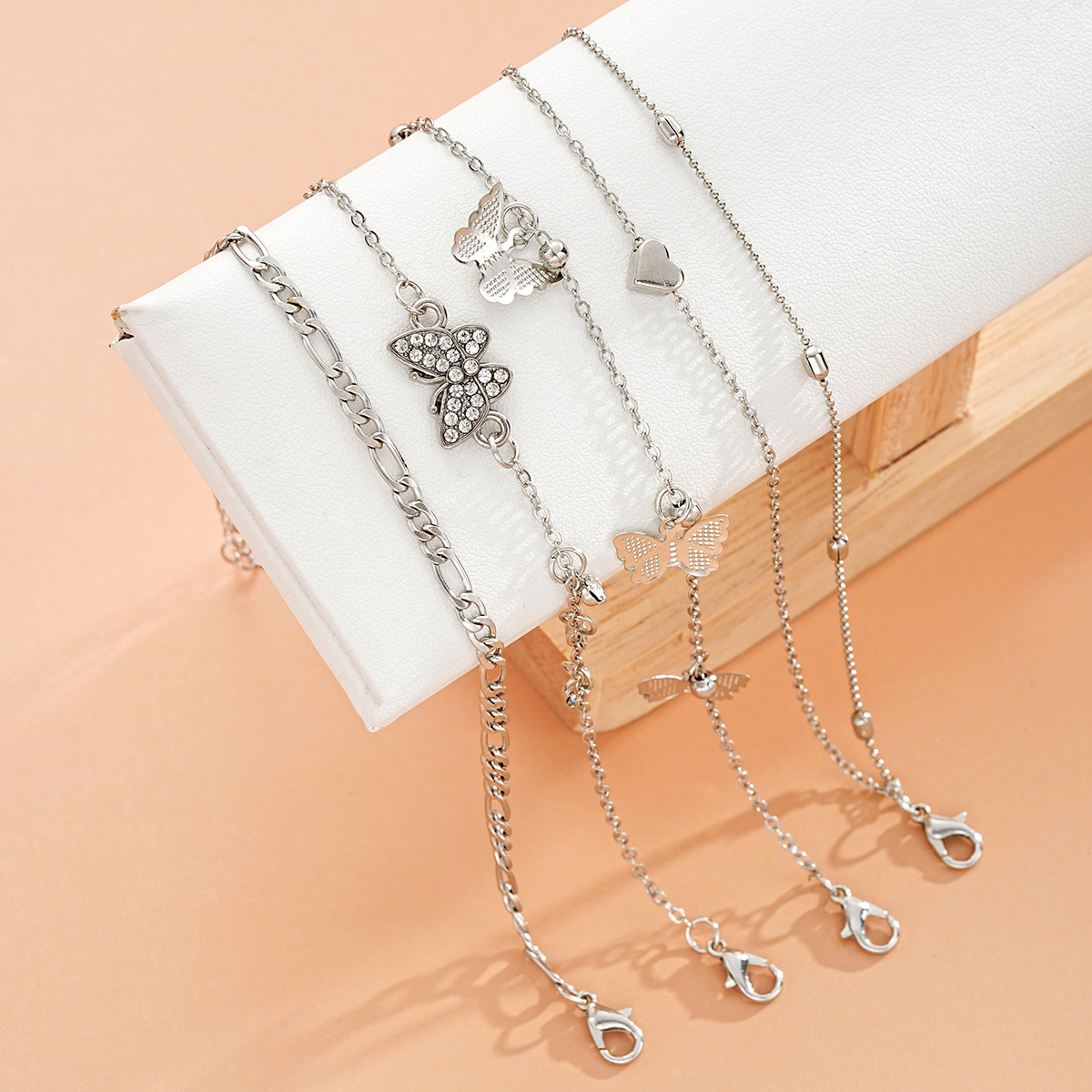 1set Fashionable Versatile Mul - Beaded Anklet Chain recensione e prezzo