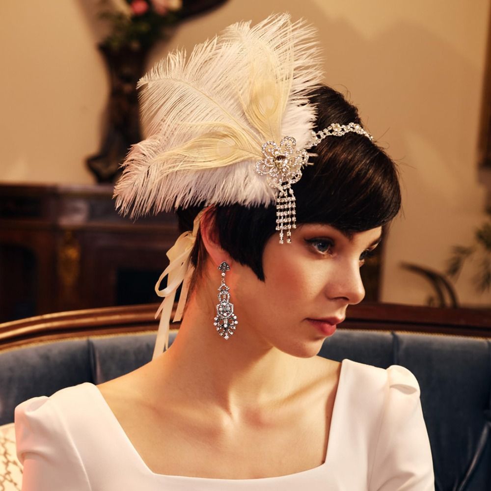 Retro Vintage Feather Headband - Women'S Accessories In The 1920S recensione e prezzo