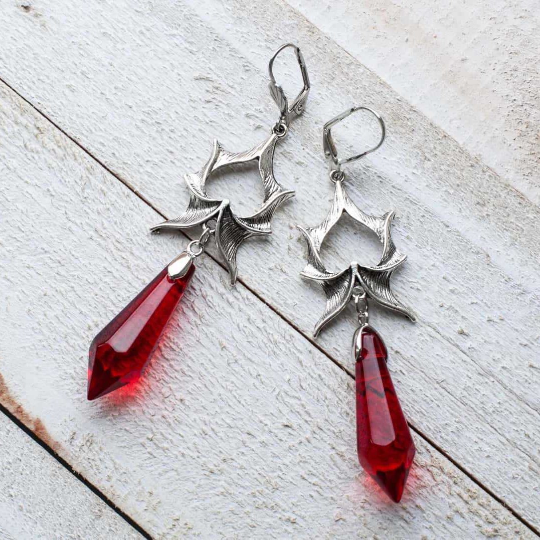 Vampire Crystal Bat earrings,G - Women'S Vampire Accessories recensione e prezzo