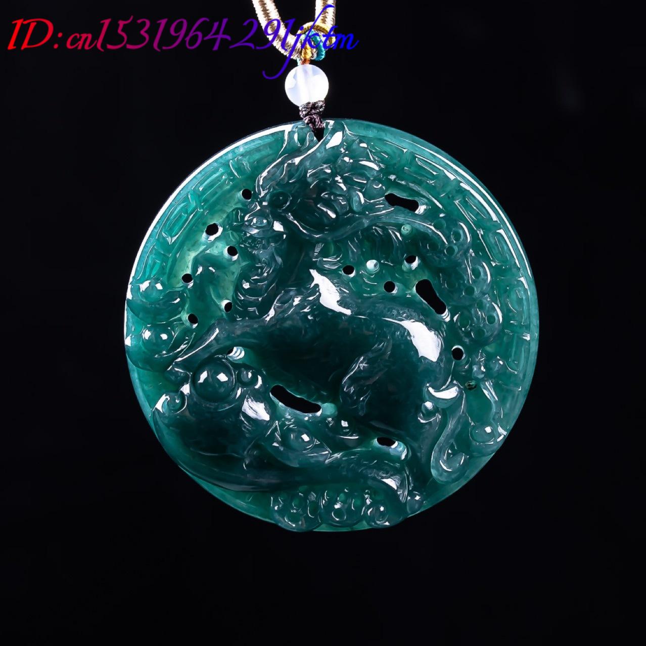 Burmese Jadeite Dragon Pendant - Accessories Woman recensione e prezzo