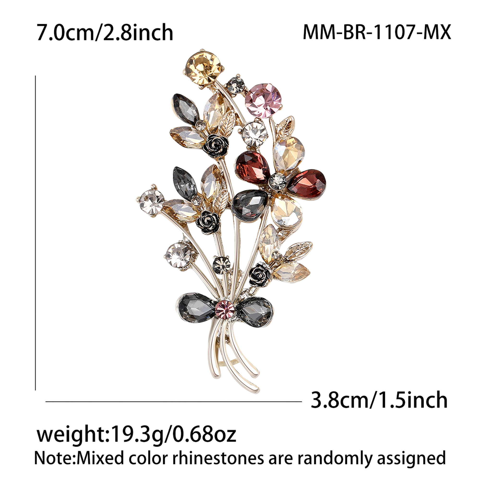 Beaut&Berry Trendy Rhinestones - Women Accessories Bouquet recensione e prezzo