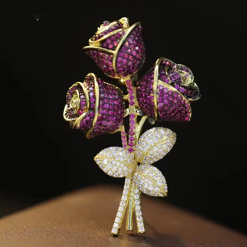 OKILY Luxury Artificial Red Co - Women Accessories Bouquet recensione e prezzo