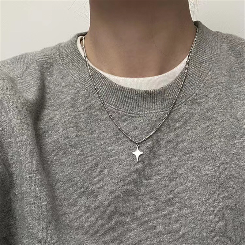 Kpop Goth Silver Color Star Pe - Women'S Emo Accessories recensione e prezzo