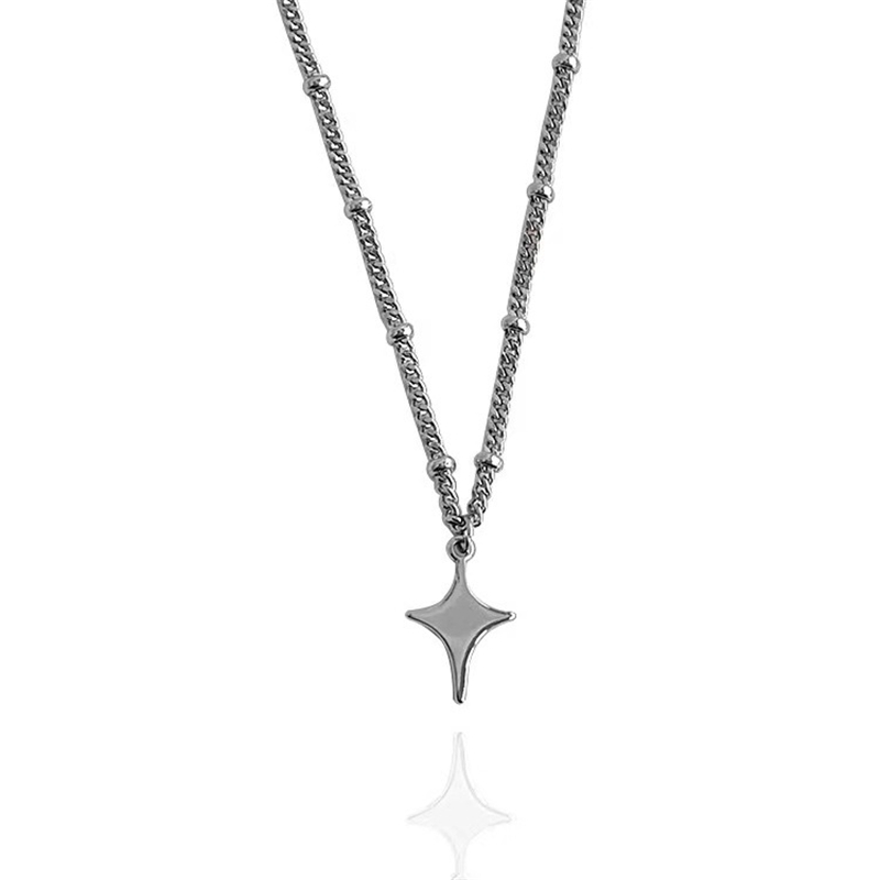 Kpop Goth Silver Color Star Pe - Women'S Emo Accessories recensione e prezzo