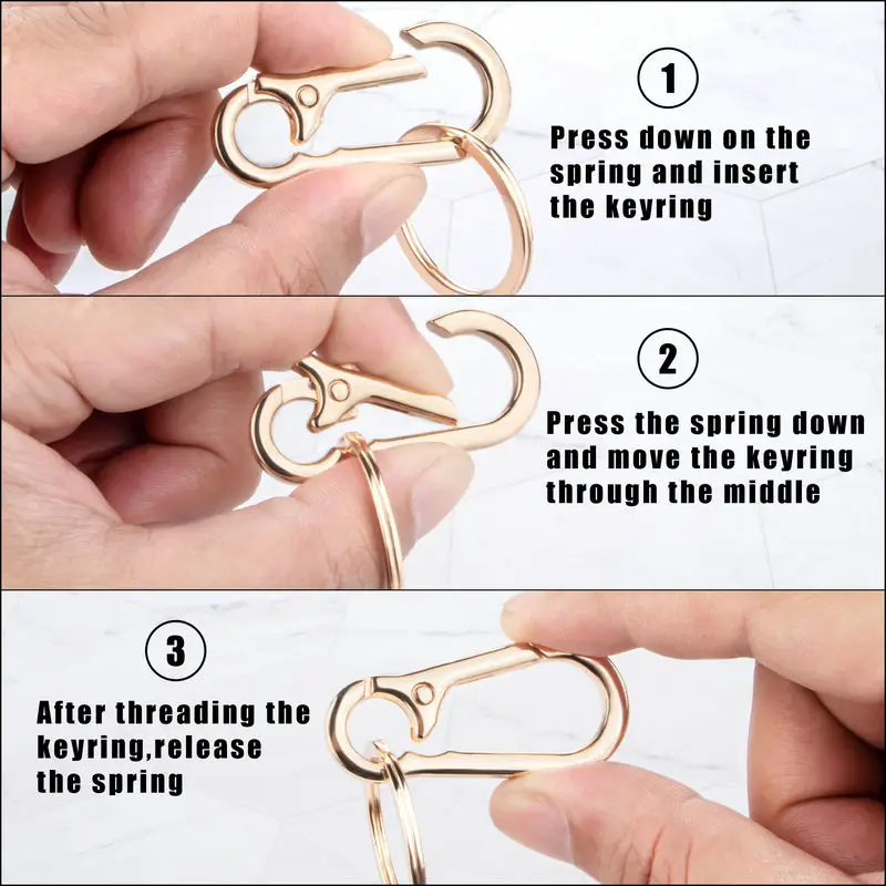Metal Carabiner Clip Keychain  - Women'S Key Accessories recensione e prezzo