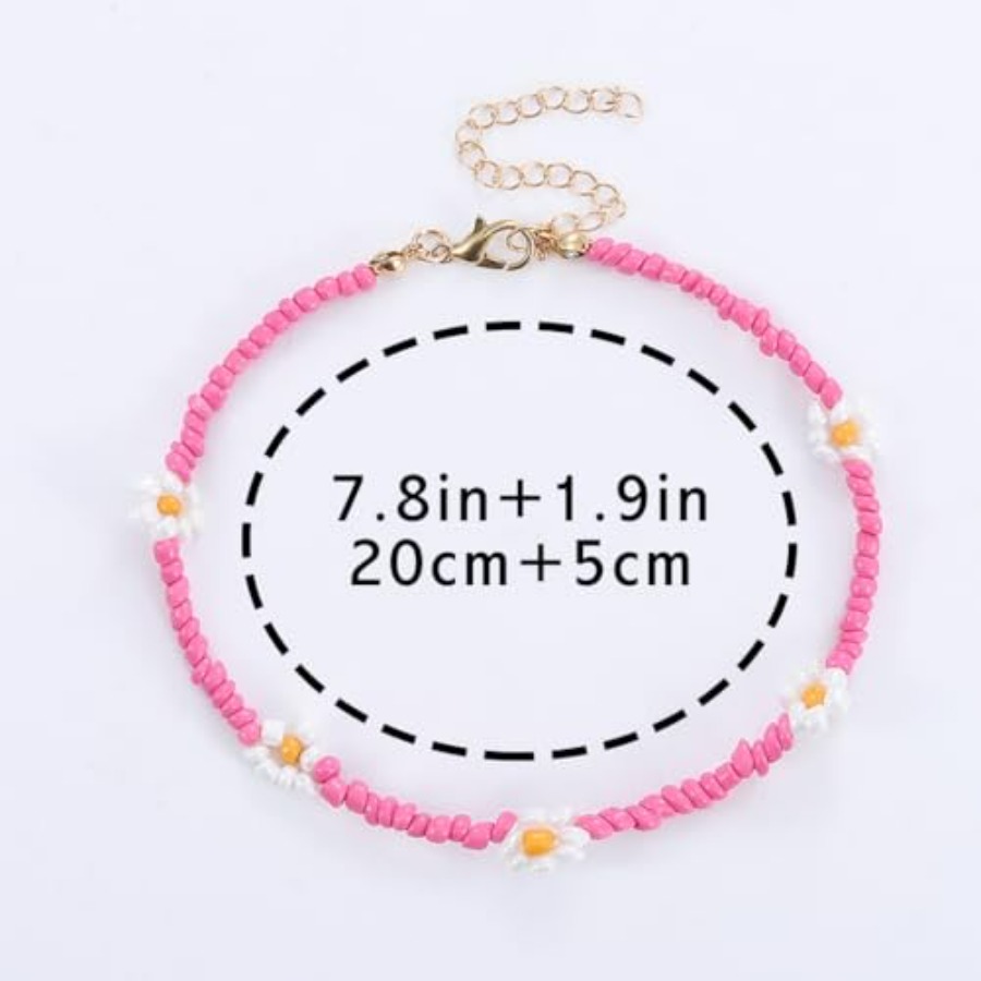 Boho Ankle Bracelets for Women - Beaded Anklet Chain recensione e prezzo