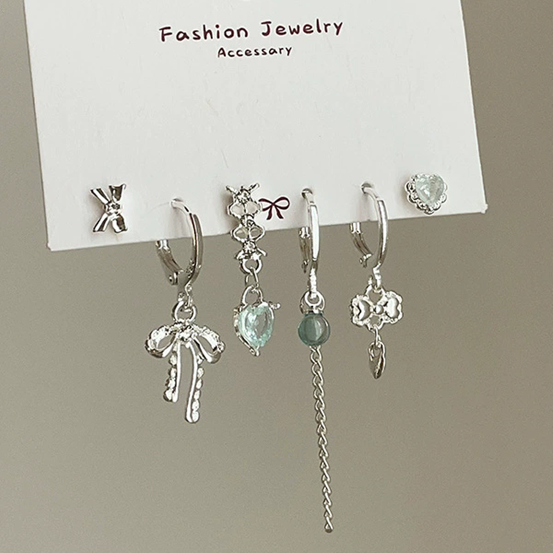 6Pcs Set Vintage Aesthetic Sil - Women'S Emo Accessories recensione e prezzo