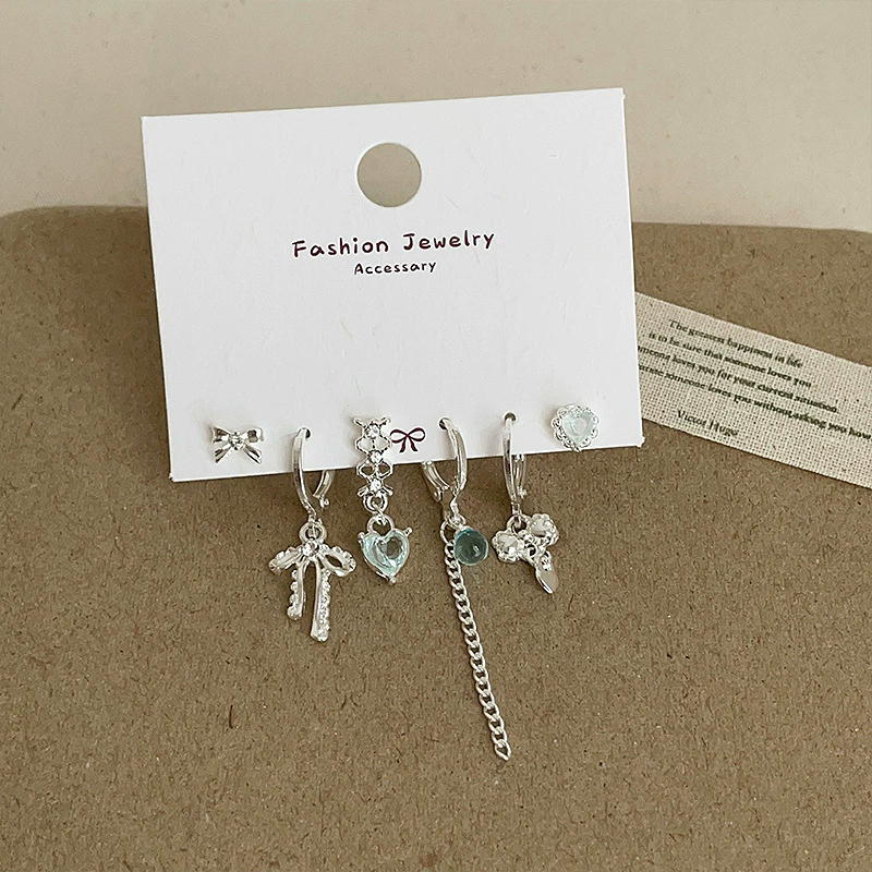 6Pcs Set Vintage Aesthetic Sil - Women'S Emo Accessories recensione e prezzo