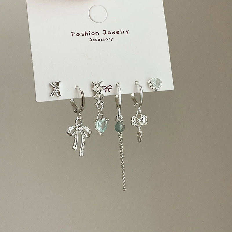 6Pcs Set Vintage Aesthetic Sil - Women'S Emo Accessories recensione e prezzo