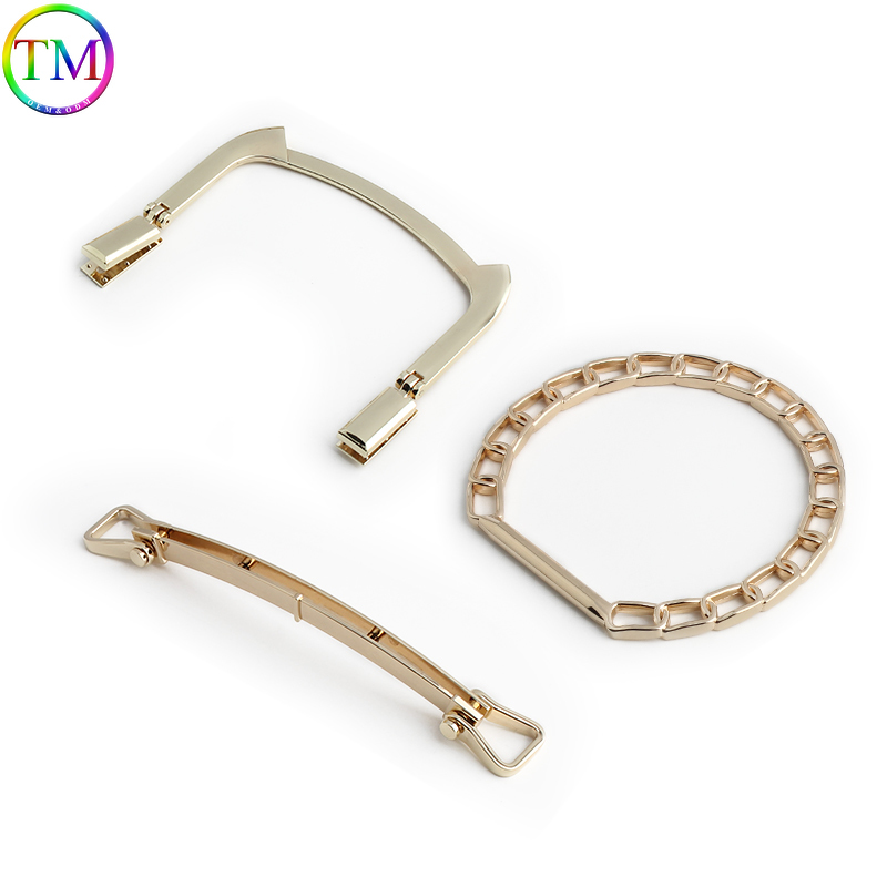 2/10Pcs Golden Bag Chain Handl - Women Accessories Description recensione e prezzo