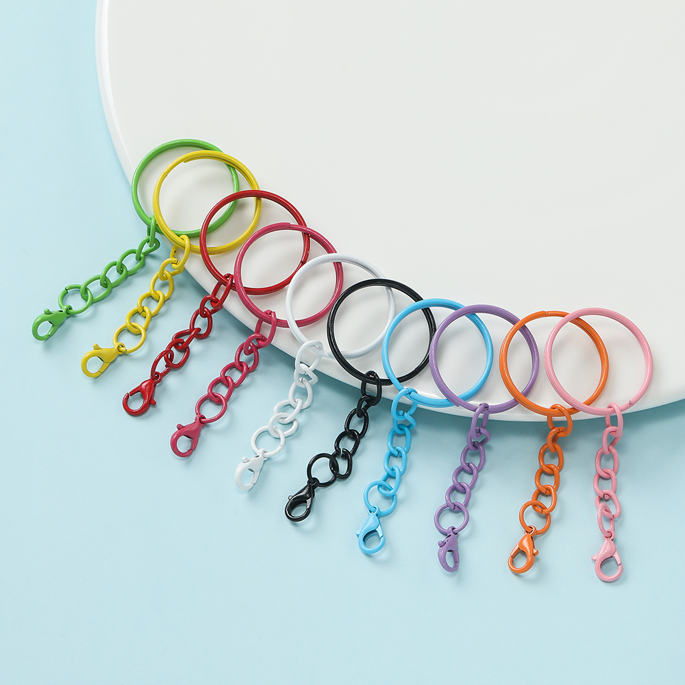 5pcs/Lot 25mm Colored Split Ri - Women'S Key Accessories recensione e prezzo