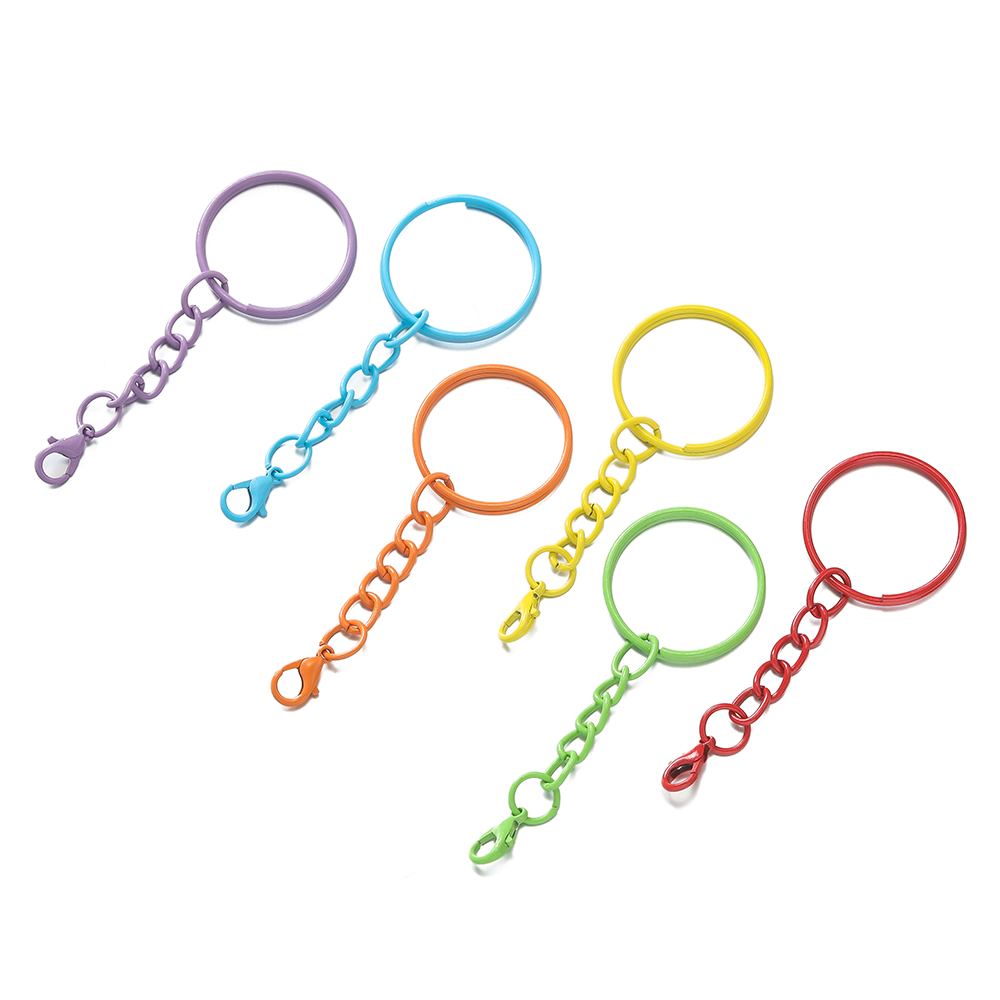 5pcs/Lot 25mm Colored Split Ri - Women'S Key Accessories recensione e prezzo