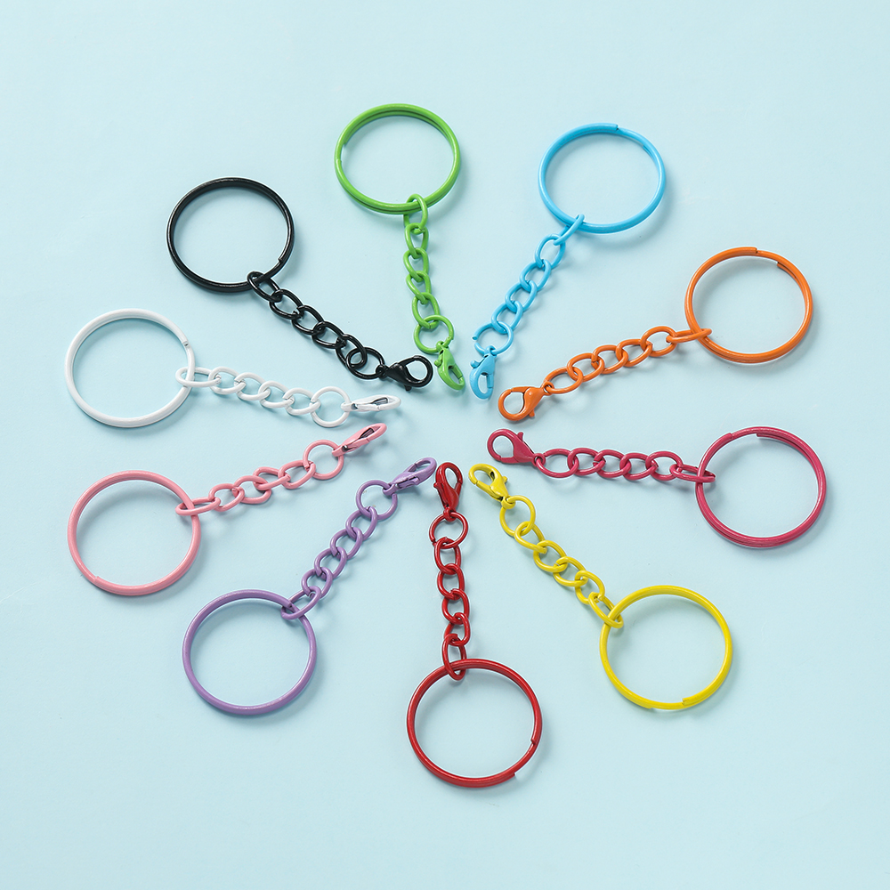 5pcs/Lot 25mm Colored Split Ri - Women'S Key Accessories recensione e prezzo