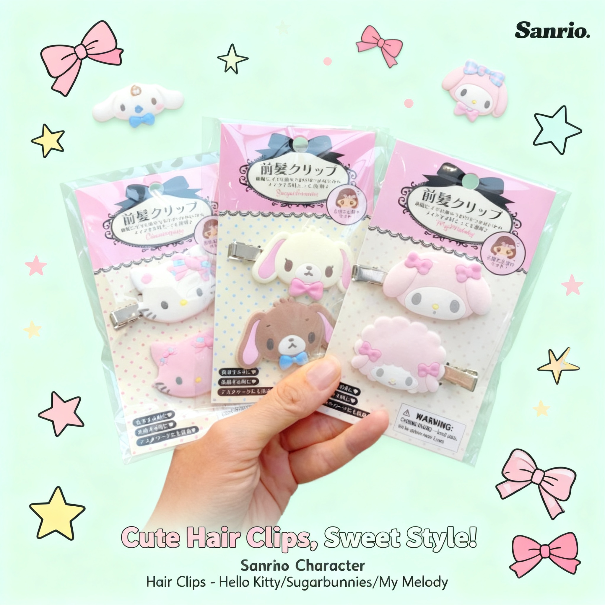 Kawaii Sugarbunnies Hairpin Ca - Women'S Accessories List recensione e prezzo