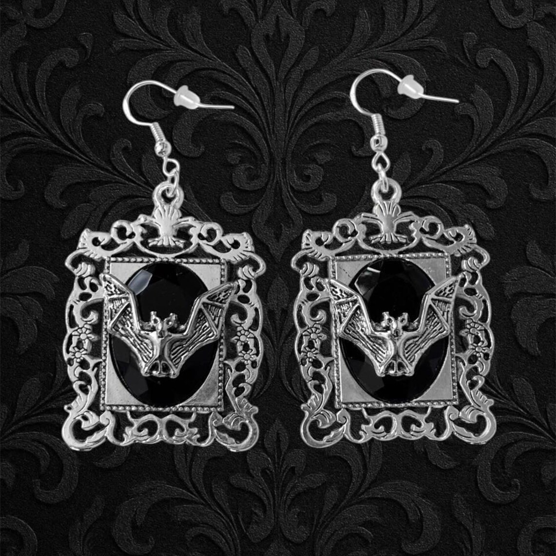 Vampire bat earrings,Gothic je - Women'S Vampire Accessories recensione e prezzo