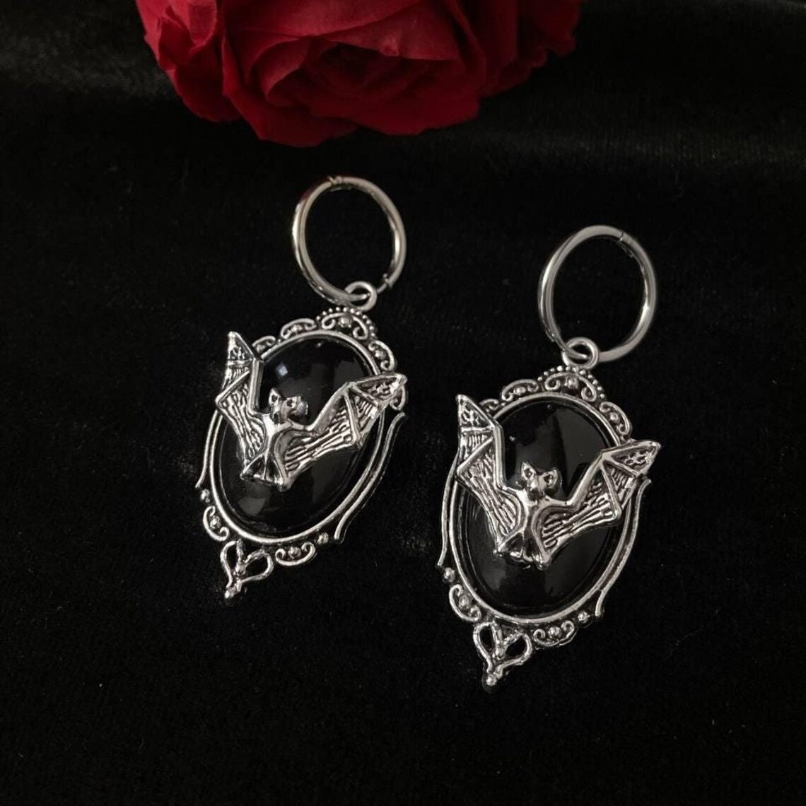 Vampire bat earrings,Gothic je - Women'S Vampire Accessories recensione e prezzo